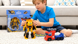 Transform Warrior Series Transforming Truck and Sports Car Action Figures