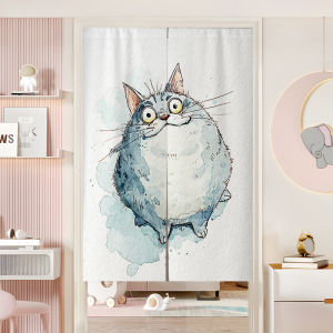 FEISIYI | Rèm Phân Cách Hình Hoạt Hình Nhật Bản Dễ Thương