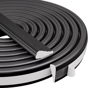 New 5/2M Acoustic Insulation Foam Window Weather Seal Strip for Sliding Door Windows Windproof Soundproof Cotton Seal Gap Filler