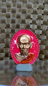 0471 Thailand Buddha Amulet 泰国佛牌. Luang Pu Phat Mahaabramee Ruay Ngein Lan Rien. Luang Pu Phat. Wat Huay Duan. BE2564.