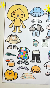 (12B )Bộ Avatar Sticker đồ chơi bóc dán đồ chơi bóc dán cho bé nhận biết hình ảnh