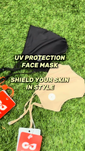 TREVOR UV Protection Face Mask - UPF50+ Ice Silk Washable Breathable Sun Outdoor Sports Sunscreen Topeng Muka