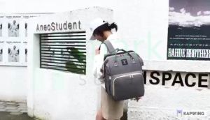 DDR1425 Tas Perlengkapan Bayi Multifungsi 2in1 Kasur Tidur Tas Ransel Diaper Bag