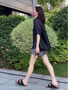 ชุดสองชิ้นลำลองฤดูร้อนสำหรับผู้หญิง ชุดทำงานสไตล์เกาหลี ทรงเข้ารูป ทรงเข้ารูป แขนยาว คอตั้ง กระโปรงสั้น โพลีเอสเตอร์