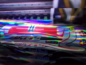 Sticker Striping Hologram Yamaha F1ZR Caltex