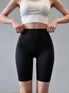 Quần Short Tập Yoga Co Giãn Thoáng Khí Dành Cho Nữ Để Chạy Bộ Thể Thao Quần Mùa Hè Màu Trơn Đúng Cỡ