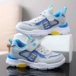 Children Sneakers for Boys Mesh Breathable Running Sports Shoes Kids Student Flat Casual Shoes Non Slip Sneakers for Boys Kids