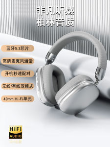 Overhead Bluetooth Headphones Sports Noise Reduction Long Battery Life Wireless Gaming Music Headsets Active Noise Cancelling