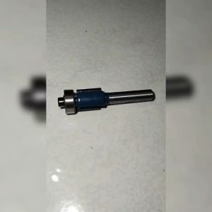 MPR BEARING FLUTE TRIM BIT 1/4 x 12.7MM two FLUSH D 1/2 H 1" MATA PROFIL mata pisau 1/2" 12mm an 12 mm shank 1/4" 2flute biru kuning merah hijau
