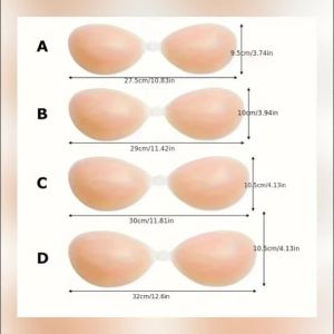 Silicone Breast Patch Silicone Invisible Bra Thickened Push-up Breast Patch Bra Strapless Underwear Silicone Bra
