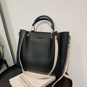 สีแดงพกพาสูญใหม่ ความคมชัดกระเป๋าสะพายใส ตะวันตกความจุขดินิยม ขนาดใหญ่ Messenger Tote Bag