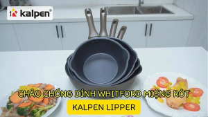 Chảo chống dính Whitford miệng rót Kalpen Lipper size 20-22-24-26-28cm hàng chính hãng