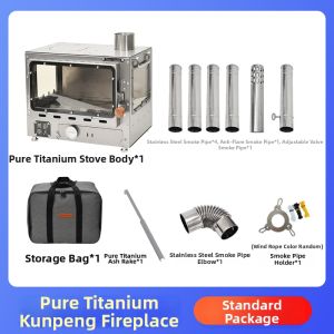 HUANGYELIEREN | Heating Cooking Multifunction Table 304 Wood Stove
