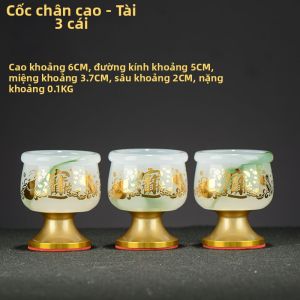 ZANGCUN | Bộ Bàn Thờ Phật Bao Gồm Ly Nước Đĩa Trái Cây Lò Hương