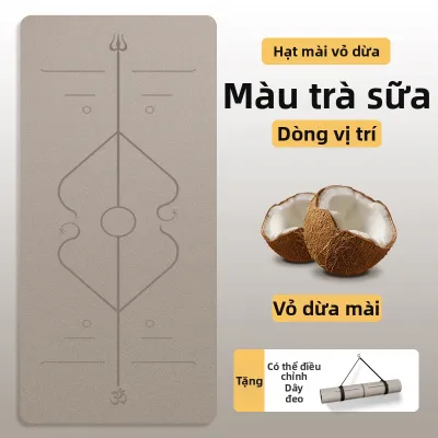 XIAOLANYAN | Thảm Yoga Chống Trượt Giảm Sốc Ít Ồn Bằng Cao Su Thiên Nhiên Pu