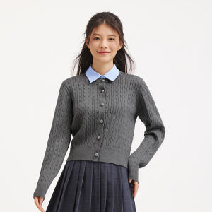 Hotwind | False Layered Ribbed Knit Sweater