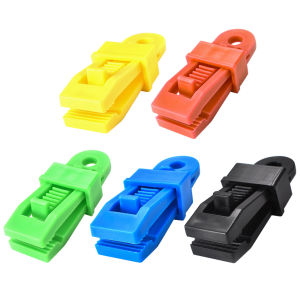 10pcs Outdoor Large Canopy Awning Tent Barb Clip Wind Rope Clamps Windproof