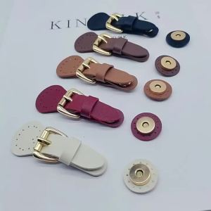 5 Loại Khóa PU Không Màu Để Làm Túi Khóa Bấm Từ Tính Kim Loại Cho Ví Phụ Kiện Kết Nối Có Thể Điều Chỉnh Phụ Kiện Túi Tự Làm