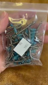 50 Chiếc Dây Câu Cá Bằng Thép Không Gỉ Xoắn Chữ Thập Với Móc Cân Bằng Phân Nhánh Xoay Chữ T Dùng Cho Câu Cá