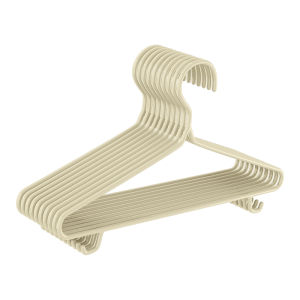 SIVASS | Anti-Slip Non-Shoulder Indent Clothes Hanger Large and Thick With Hooks