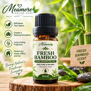 Meamore Fresh Bamboo Pure Essential Oil 10ml Refreshing Aroma Relaxing Atmosphere