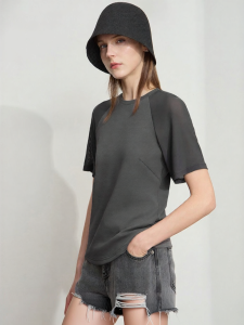 AMII | Summer Breathable Slim Fit T-Shirt