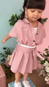 Two Mix - Nadine One Set Baju Setelan Anak Perempuan Lucu 1-6 Tahun 4386