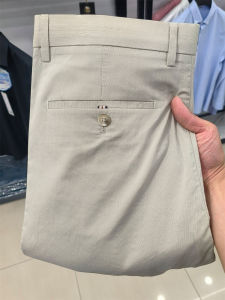 Quần Dài Thường Ngày Bằng Vải Modal Cotton Thoáng Khí Thoải Mái Cho Nam Mùa Xuân Hè Quần Dài Ống Đứng Cạp Cao