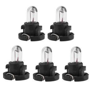 5pcs Dashboard LED Bulbs Universal 12V T4 LED Instrument Lights Auto Accessories Replacement for Toyota Honda Nissan