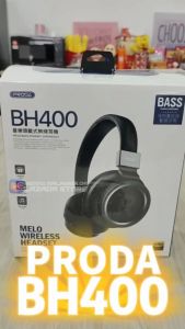 PRODA OFFICIAL Mega Bass HiFi Surround Sound Noise Reduction Foldable Wireless Over-Ear Headphones Headset PRODA With Volume Control LRBH400