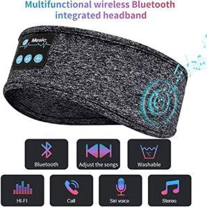 Bluetooth Earphone Wireless Headscarf Sleep Headphones Bluetooth Headscarf Headwear Wireless Music Sports Headband Built-in Sleep Music Eye Mask High Sound Quality Fitness Running Bluetooth Headscarf Bluetooth Earphone
