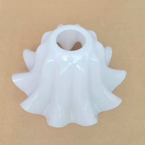 Acrylic 4.2cm Opening Hole Lampshade Replacement E27 Bell Orchid Lampshade Accessories