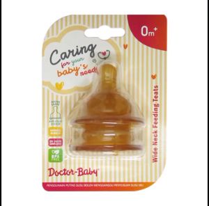Doctor Baby Wide Neck Feeding Teats901 (2 in 1)