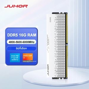 แรม JUHOR DDR5 16GB 4800MHz 5600MHz 6000MHz UDIMM สำหรับคอมพิวเตอร์พีซีเดสก์ท็อป