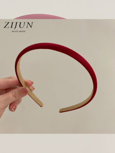 Lost Romance Liu Yifei Headband with Same Style Female Thin Edges Temperament Wild Shredded Hairpin Japan and South Korea Satin Headband Hair Accessories