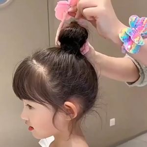 Ikat Rambut Korea Anak Perempuan Lucu Manik Kilau Sequin Kupu Kupu Aksesoris Rambut Kekinian AK293
