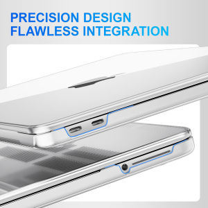 Crystal Clear Laptop Case for MacBook Neo 13 A3404 A18 Pro Chip 2026 Scratch Resistant Protective Cover New