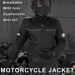 VEMAR Motorcycle Jacket Summer Mesh Oxford Motocross Jacket Coat With Protective Gear Men Moto GP Motorbike Riding Jacket S-5XL