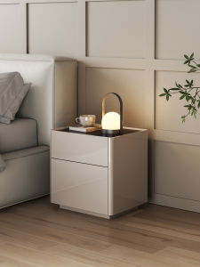 Simplified Lockable Nightstand Safe Compact Cabinet