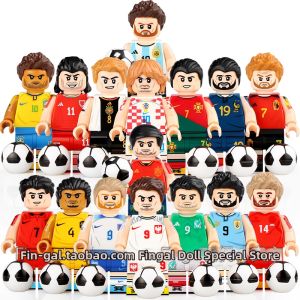 World Cup Argentina Team Messi Ronaldo Figure Toys