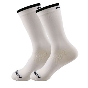 1 Pair of 2024 New Solid Color W Pattern Football Socks Cycling Socks Basketball Socks Outdoor Sports Socks