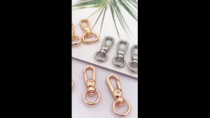 2pcs Old Gold Swivel Clasp Hook Alloy Snap Hooks Dog Buckle KeyRing Handbag DIY Accessories Chain Hook