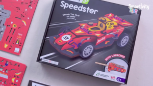 Smartivity DIY Speed CAR Toy for Kids Ages 6-12 | F1- Racing Car with Launcher | Fun Birthday Gift for Boys and Girls | STEM Learning Car Toys for 6789101112 Years | STEM Toy | Educational Toy