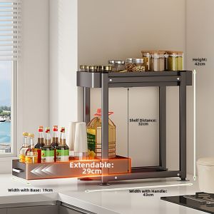 Slim-space Pull-out Spice Organizer