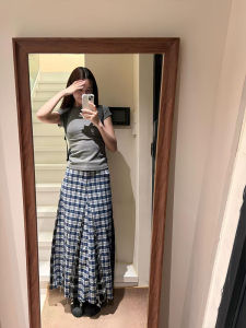 Áo Thun Tay Ngắn Cổ Tròn Cotton Phong Cách Mỹ Cho Nữ Mùa Hè Ôm Vừa Vặn Ngắn Nhỏ Áo Thun Thường Ngày