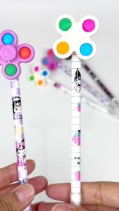 BOS Pulpen Gel POP IT Spinner/Bolpen Fidget Spinner/Pulpen Gel