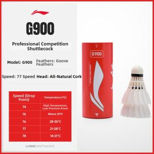 Li-Ning | 77 Speed G200 D1 Grade Shuttlecock 12pcs