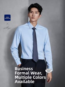 HLA | Business Casual Comfortable Long Sleeve Formal Shirt