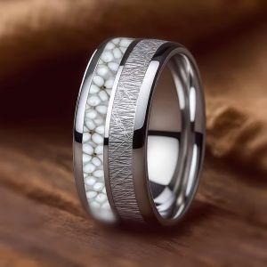 Wholesale Mens Stainless-Steel Rings 2025 Trend Jewelry New In Ring Rings For Couples Girlfriend Gift Stainless Steel Rings