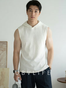 UBV | Mens Hollowed Out Textured Sleeveless Vest Breathable and Ice Silk Cool